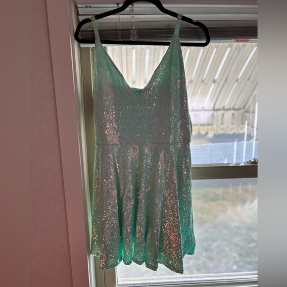 BlackMilk Sequin Mini Strappy Dress - Picture 2 of 4